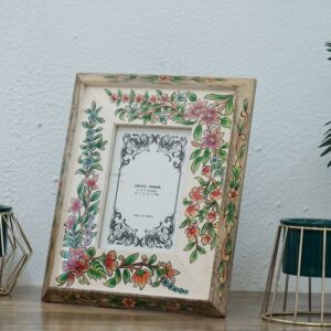 Aurel Floral design Wooden Photo Frame