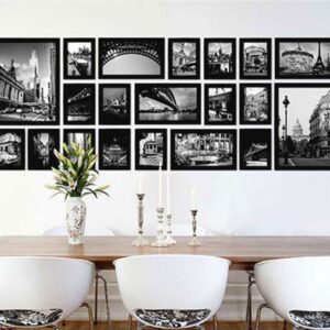 Black Set Of 20 Addison Decorative Wall Photo Frames