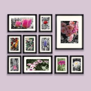Black Set Of 10 Addison Decorative Wall Photo Frames