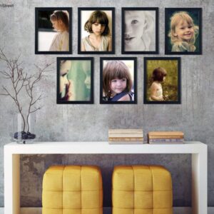 Black Wall Frames - Set of 7