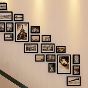 Black Wall Photo Frame Set of 20