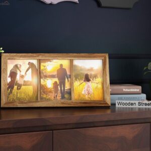 Oracle Triple Photo Frame (Natural Finish)