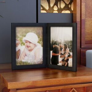 Delta Solid Wood Photo Frame (Black Finish)