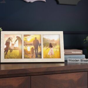 Oracle Triple Photo Frame (White Finish)