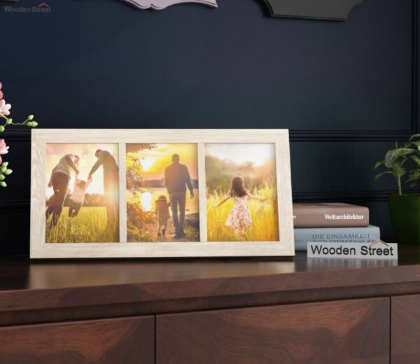 Oracle Triple Photo Frame (White Finish)