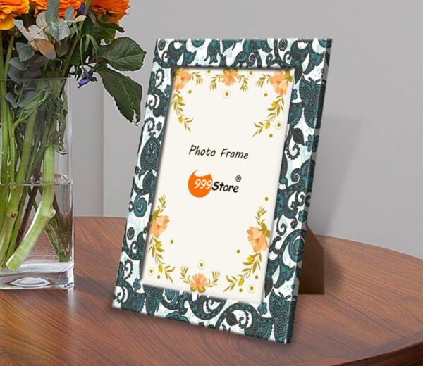 Ethnic Motif Printed Table Top Photo Frame