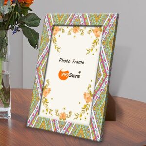 Multicolour Printed Decorative Wooden Photo Frame