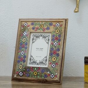 Aldo Floral Design Wooden Photo Frame