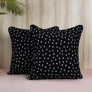 Viola Printed Cushion Cover - Set of Two