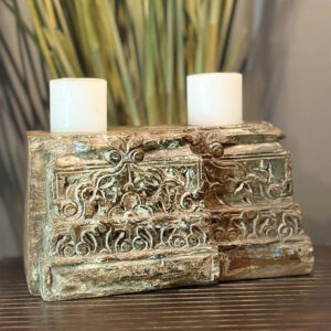 Carved Wooden Block