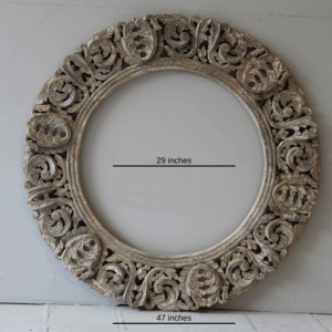 Vintage Carved Natural Frame