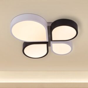 Cold Wave (White, Brown, Dimmable LED with Remote Control) Ceiling Light