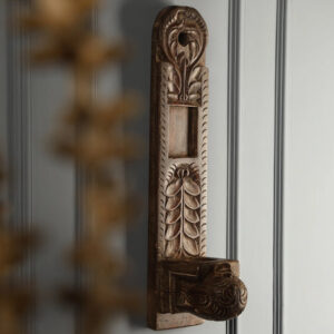 Wall Panel - Antique Wood Ganesha
