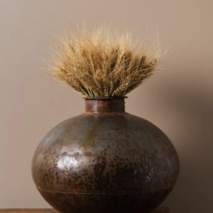 Antique Iron Brown Pot