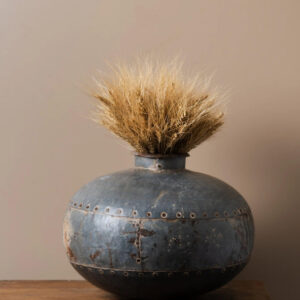 Antique Iron Grey Pot