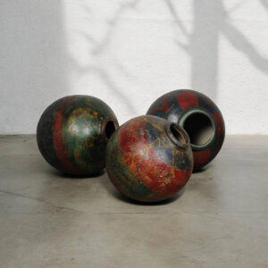 Antique Multicolor Clay Pot