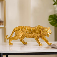 Royal Tiger Figurine Gold