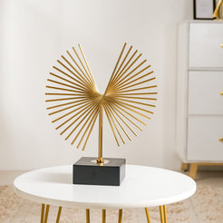 Abstract Radiance Decor Showpiece Gold Large
