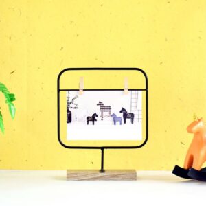 Beautiful Rectangular Metal Table Photo Frame