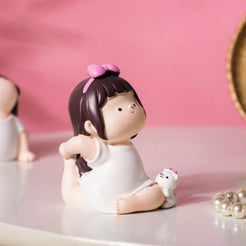 Adorable Yoga Girl Decor Showpiece