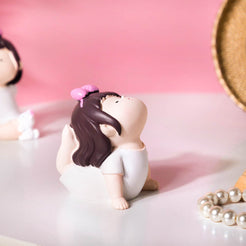 Cutesy Yoga Girl Showpiece