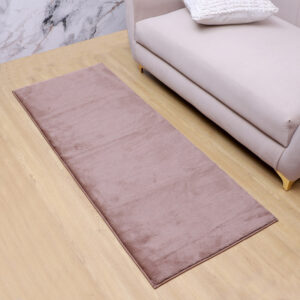 Ileva Anti Skid Bedside Runner - Peanut Brown