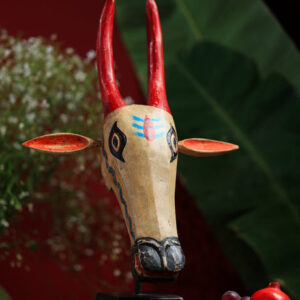 Cow Head Table Décor