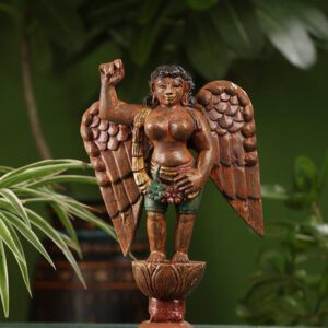 Wooden Hanuman with stand