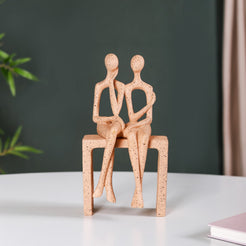 Couple On A Bench Showpiece