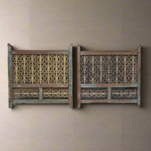 Wooden Iron Jali Panel