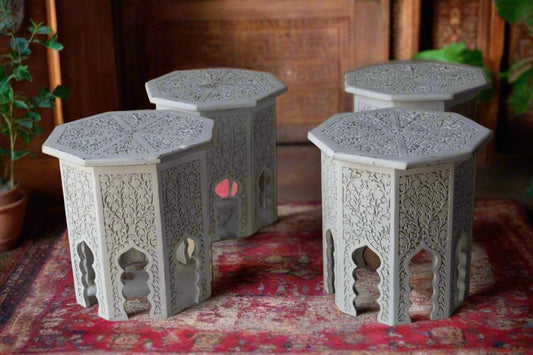 The Maharaja Octagon Stool