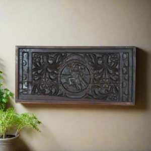 Timeless Floral Wooden Panel