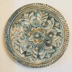 Turquoise Carved Wall Decor