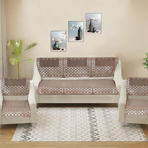 Emsy Sofa Cover - Brown