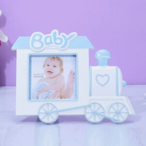 Baby Train Photo Frame (Blue)