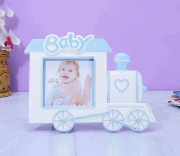 Baby Train Photo Frame (Blue)