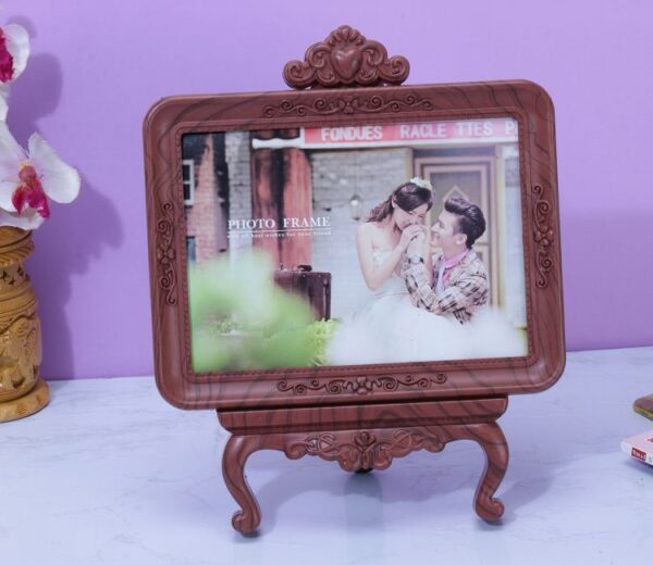 Antique Victorian Brown Photo Frame