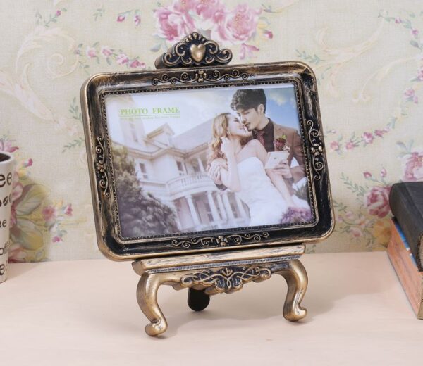 Antique Victorian Copper Photo Frame
