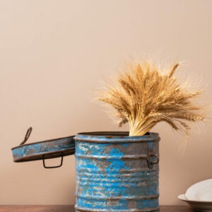 Vintage Blue Canister