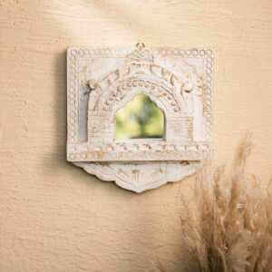 Vintage Wooden Carved Wall Mirror