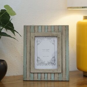 Jen Colorful Stripes Mango Wood Photo Frame
