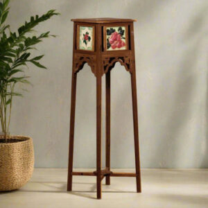Timber Elegance: Teak Side Table