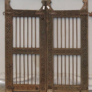 Wooden-Iron Dog Gate