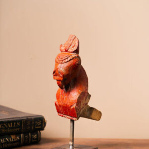 Wooden Horse on Iron Stand - Design 6