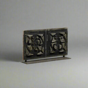Wooden Panel on Iron Stand