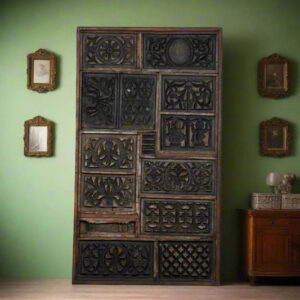 Wooden Handcarved Designed Panel