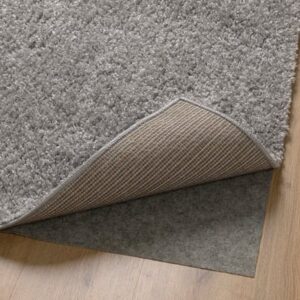 Rug, high pile, grey, 160x230 cm (5 ' 3 "x7 ' 7 ")