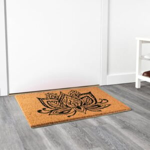 Door mat, natural/black, 40x70 cm (1 ' 4 "x2 ' 4 ")