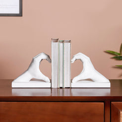 Heart Hands Bookends