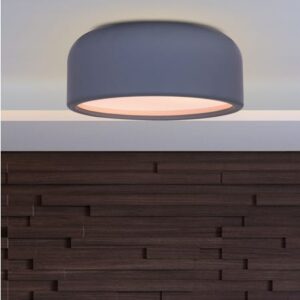 19" Artistic White Smart LED Ceiling Light (3 smart LED bulbs included)